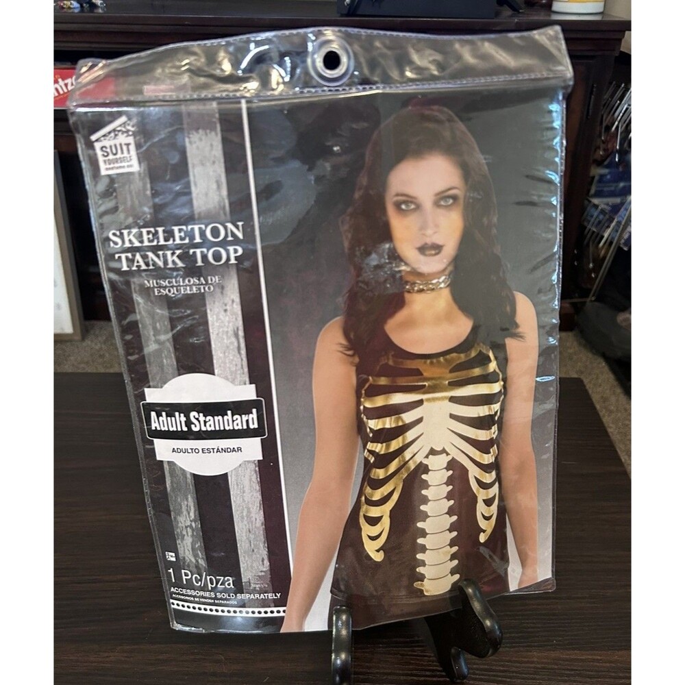 Suit Yourself Woman Adult Standard Skeleton Tank Top Costume Dress Up Halloween